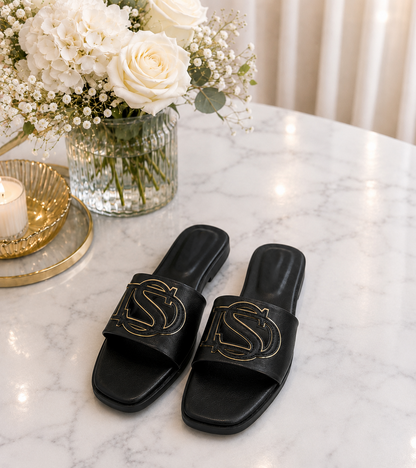 Black Icon Sandal