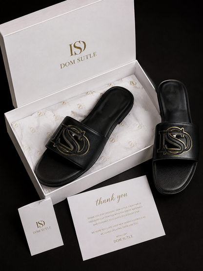 Black Icon Sandal