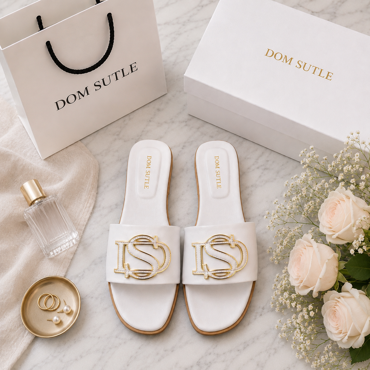 White Icon Sandal