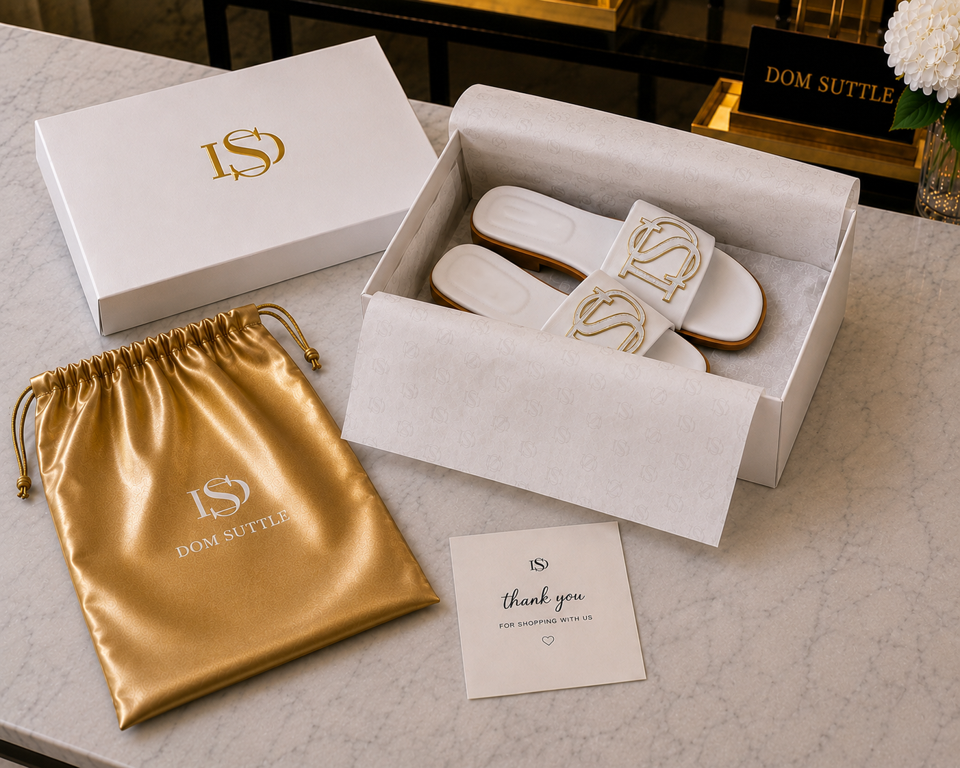 White Icon Sandal