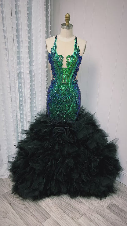 Dark Goddess Gown