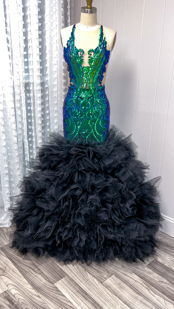 Dark Goddess Gown